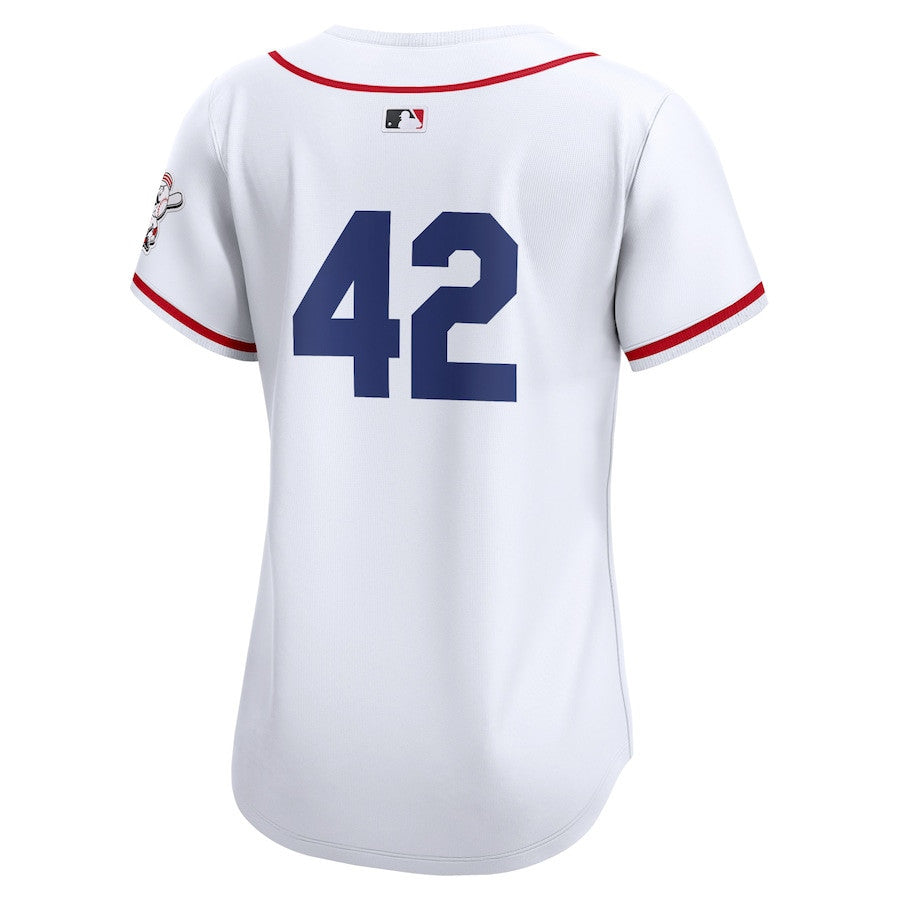 Cincinnati Reds 2024 Jackie Robinson Day Home Limited Women Jersey - White
