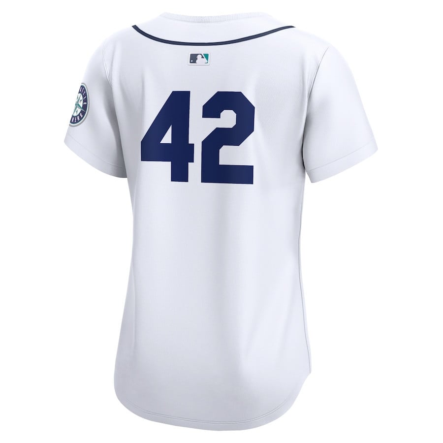 Seattle Mariners 2024 Jackie Robinson Day Home Limited Women Jersey - White
