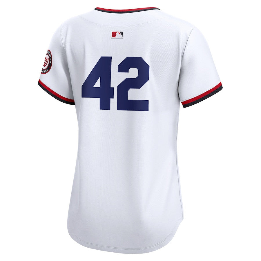 Washington Nationals 2024 Jackie Robinson Day Home Limited Women Jersey - White