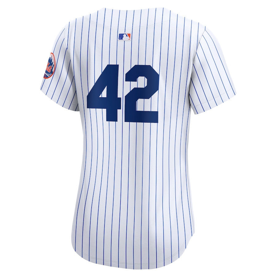 New York Mets 2024 Jackie Robinson Day Home Limited Women Jersey - White