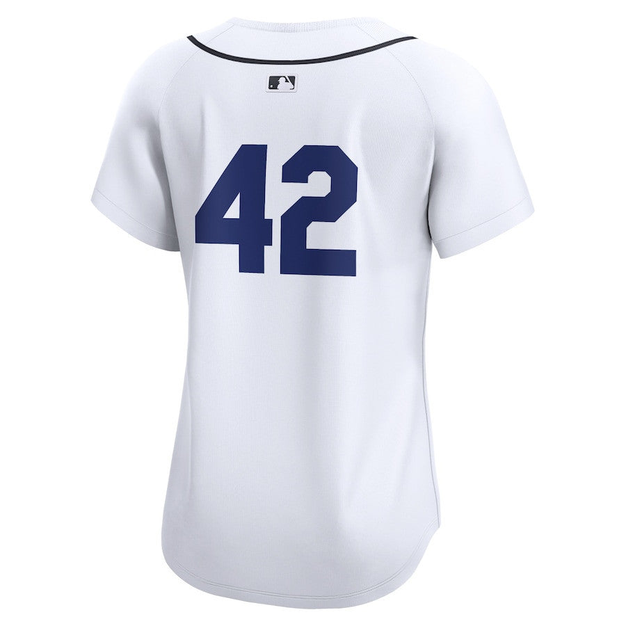 Detroit Tigers 2024 Jackie Robinson Day Home Limited Women Jersey - White