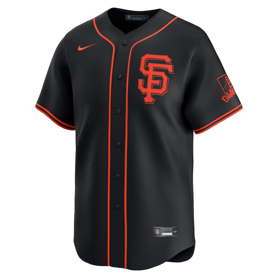 San Francisco Giants Alternate Limited Custom Men Jersey - Black