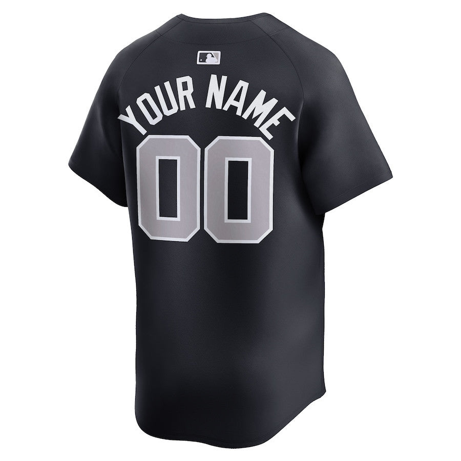 New York Yankees Alternate Limited Custom Men Jersey - Navy