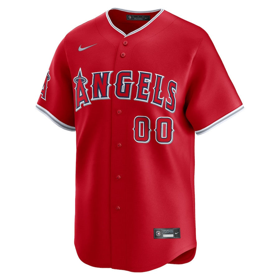 Los Angeles Angels Alternate Limited Custom Men Jersey - Red