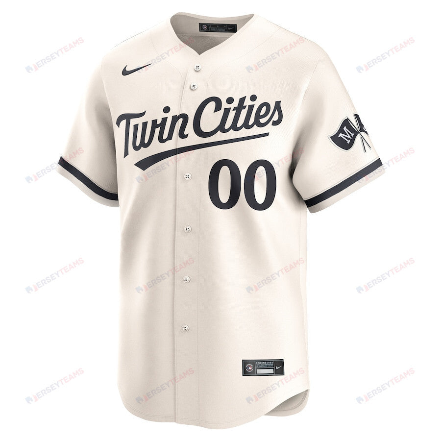 Minnesota Twins Alternate Limited Custom Men Jersey - Cream