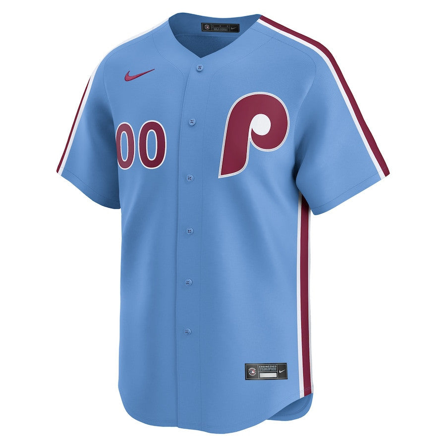 Philadelphia Phillies Alternate Limited Custom Men Jersey - Light Blue