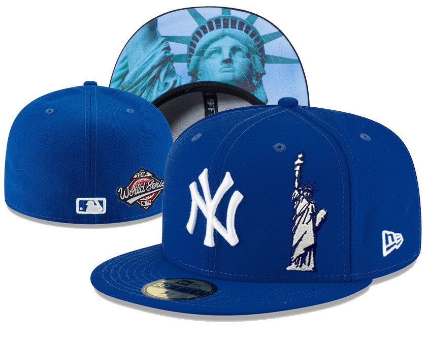 New York Yankees Statue Of Liberty 59FIFTY Snapback Hat - Royal