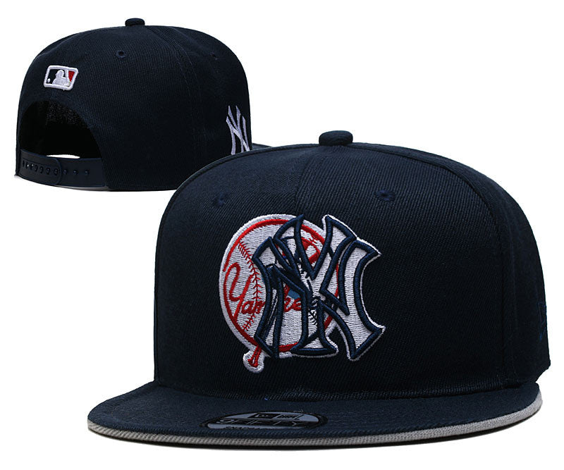 New York Yankees Iconic Logo 9FIFTY Snapback Hat - Navy