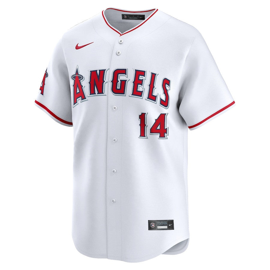 Logan O'Hoppe 14 Los Angeles Angels Home Limited Men Jersey - White