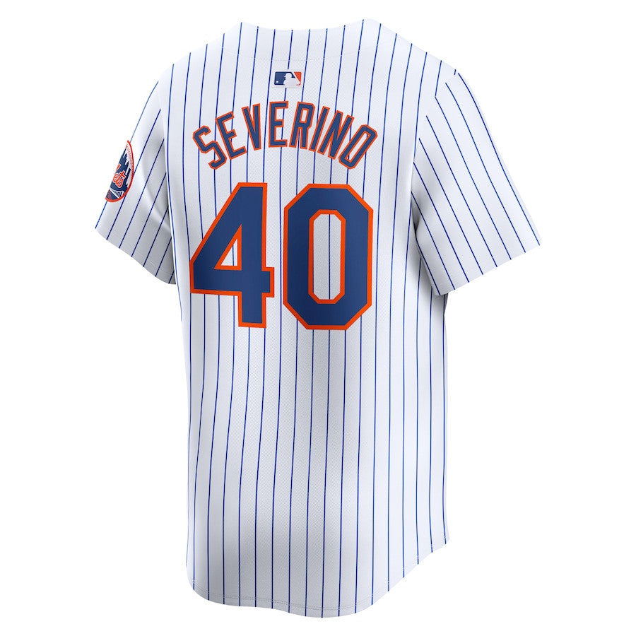 Luis Severino 40 New York Mets Home Limited Men Jersey - White