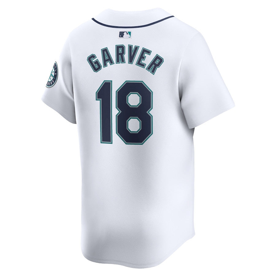 Mitch Garver 18 Seattle Mariners Home Limited Men Jersey - White