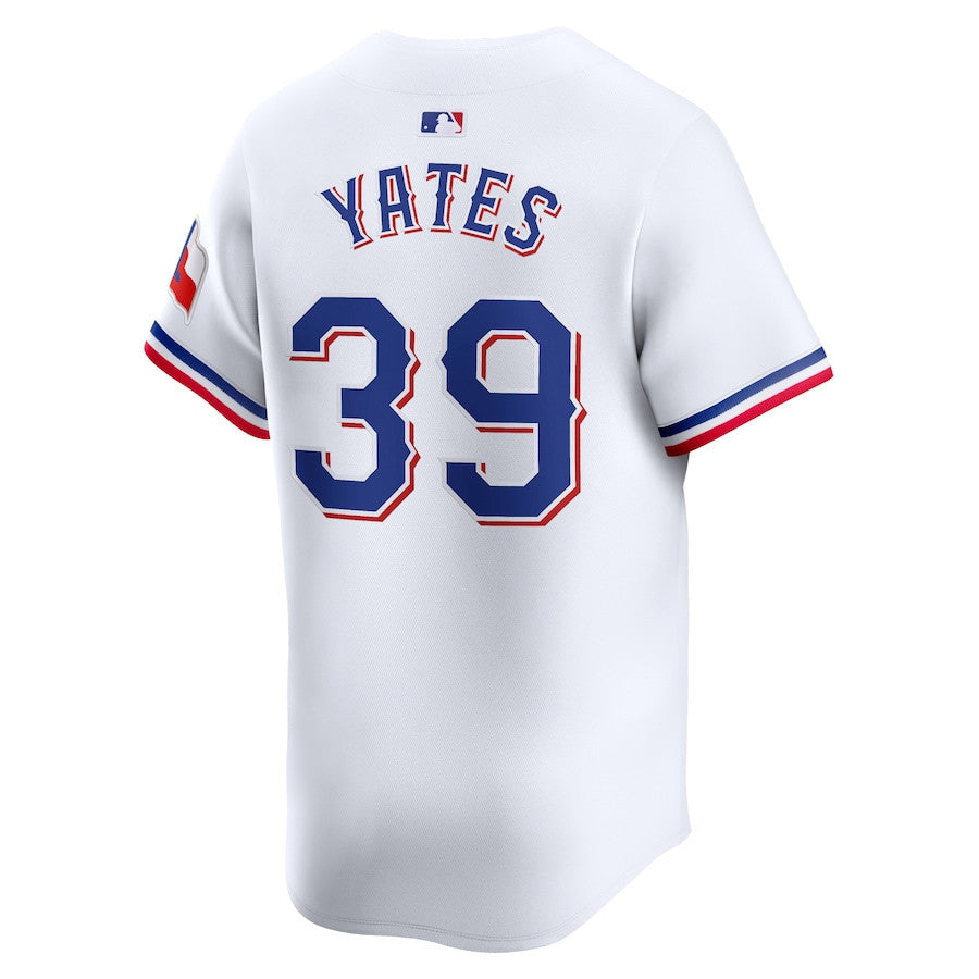 Kirby Yates 39 Texas Rangers Home Limited Men Jersey - White