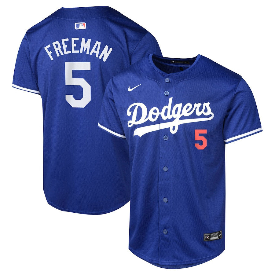 Freddie Freeman 5 Los Angeles Dodgers Alternate Limited YOUTH Jersey - Royal