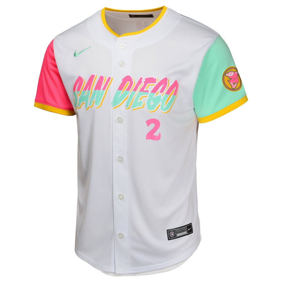 Xander Bogaerts 2 San Diego Padres City Connect Limited YOUTH Jersey - White