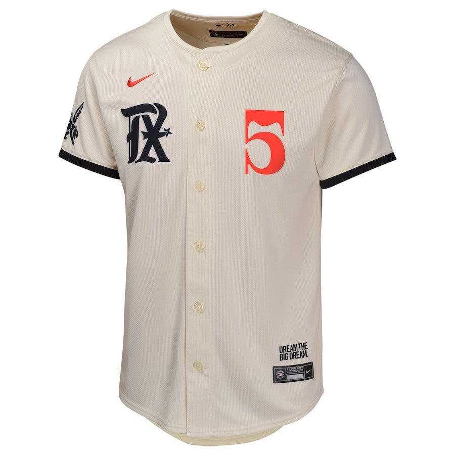 Corey Seager 5 Texas Rangers City Connect Limited YOUTH Jersey - Natural