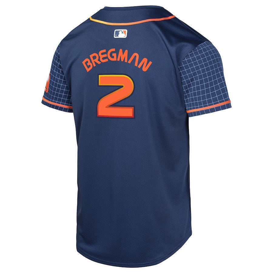 Alex Bregman 2 Houston Astros City Connect Limited YOUTH Jersey - Navy