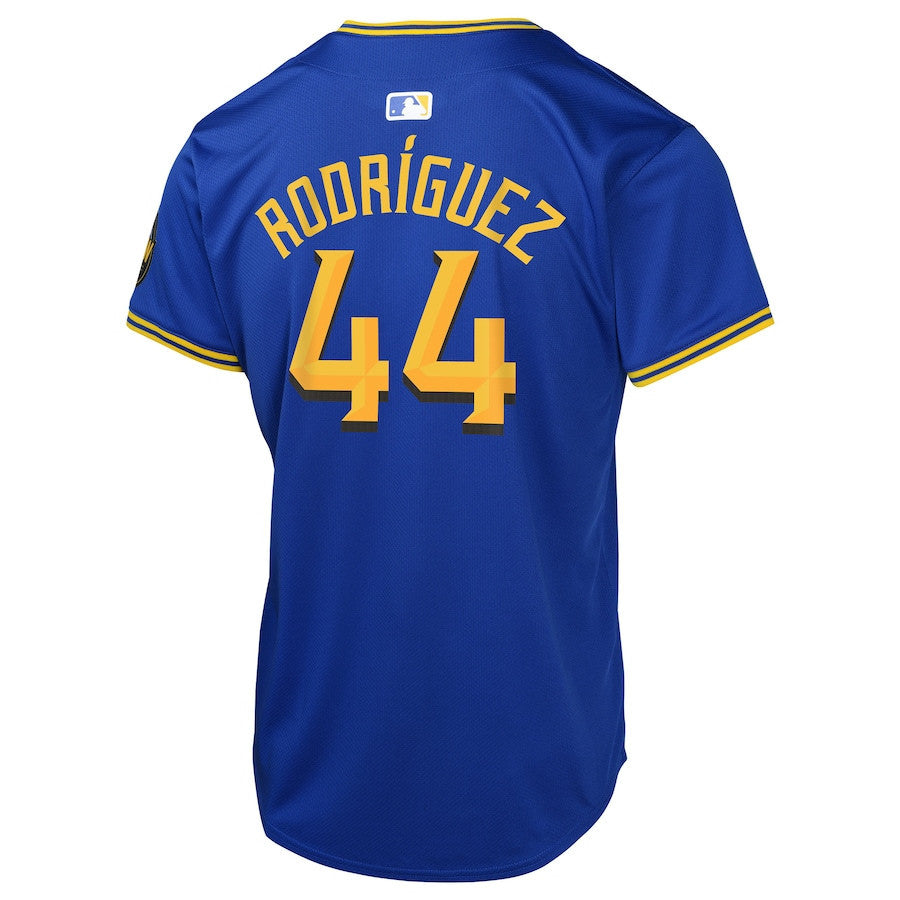 Julio Rodríguez 44 Seattle Mariners City Connect Limited YOUTH Jersey - Navy
