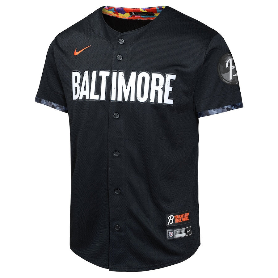 Baltimore Orioles City Connect Limited YOUTH Jersey - Black