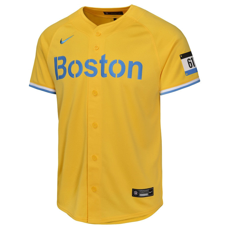 Boston Red Sox City Connect Limited YOUTH Jersey - Gold