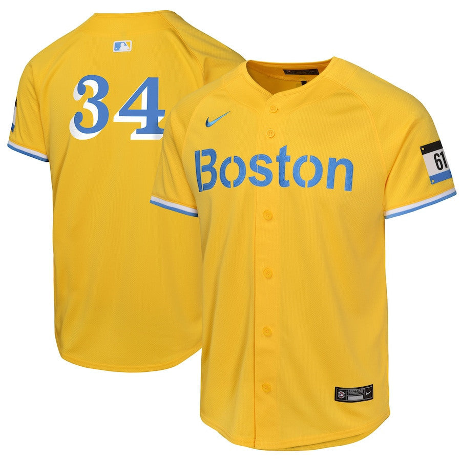 David Ortiz 34 Boston Red Sox City Connect Limited YOUTH Jersey - Gold