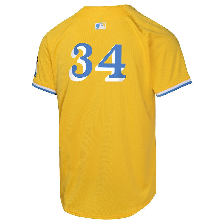 David Ortiz 34 Boston Red Sox City Connect Limited YOUTH Jersey - Gold