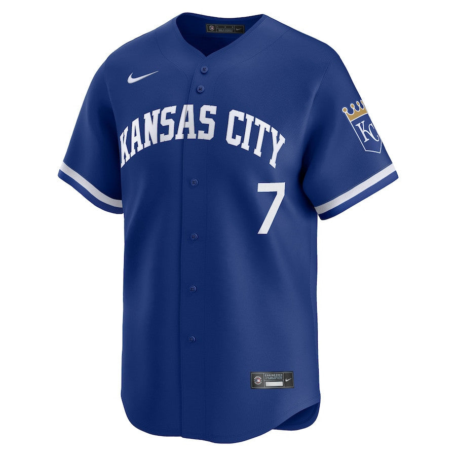 Bobby Witt Jr. 7 Kansas City Royals Alternate Limited Men Jersey - Royal