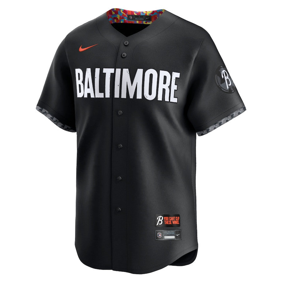 Cal Ripken Jr. 8 Baltimore Orioles City Connect Retired Men Jersey - Black