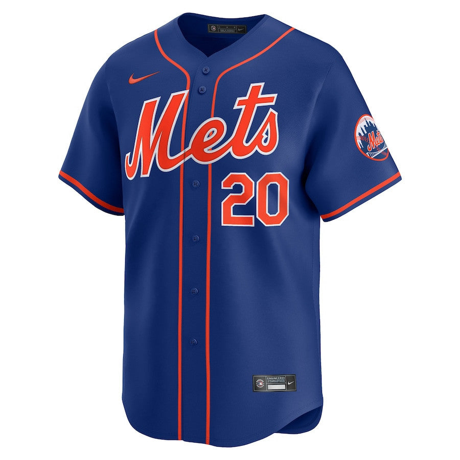 Pete Alonso 20 New York Mets Alternate Limited Men Jersey - Royal