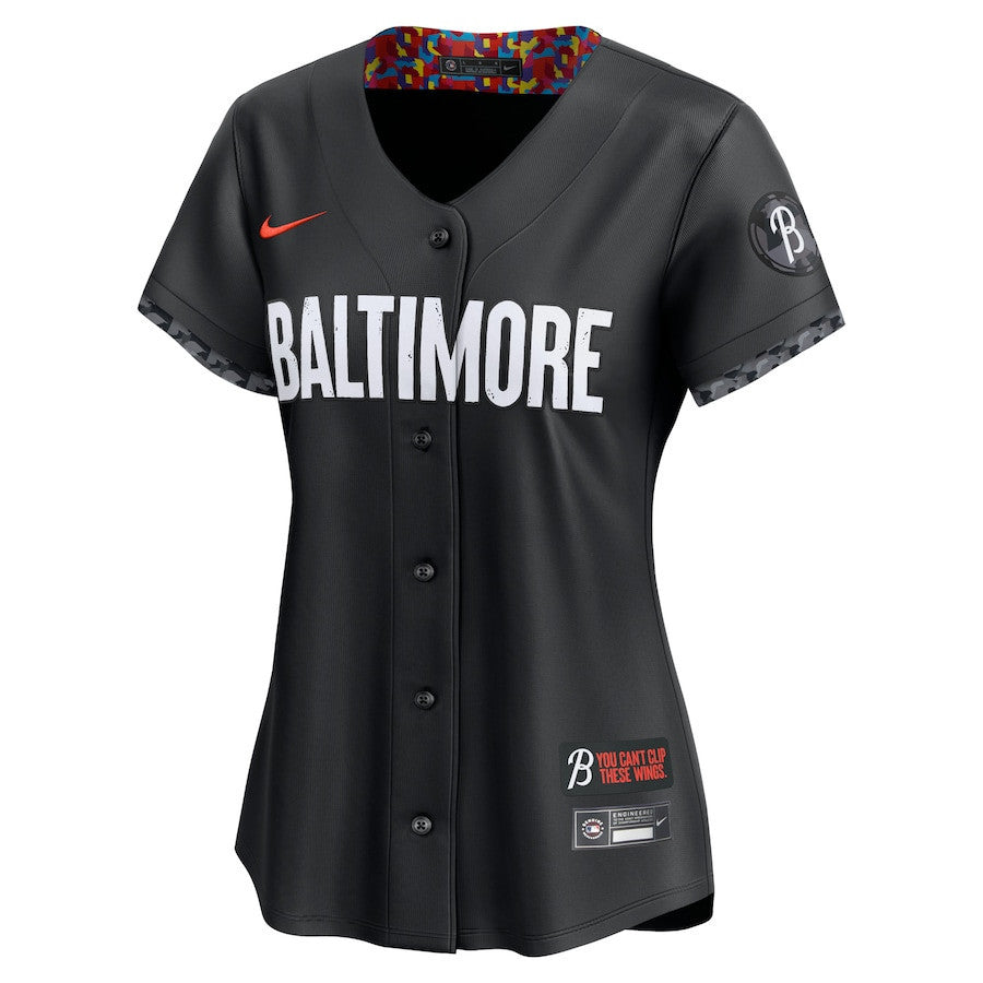 Adley Rutschman 35 Baltimore Orioles City Connect Limited Women Jersey - Black