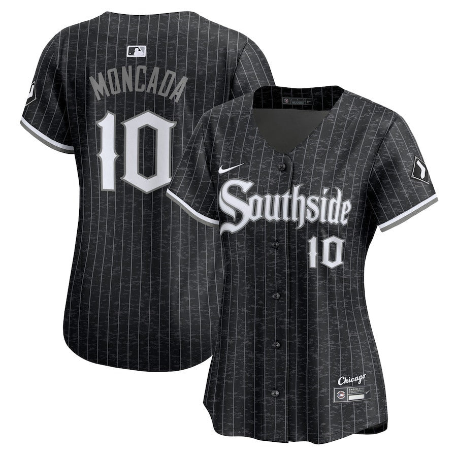 Yoán Moncada 10 Chicago White Sox City Connect Limited Women Jersey - Black