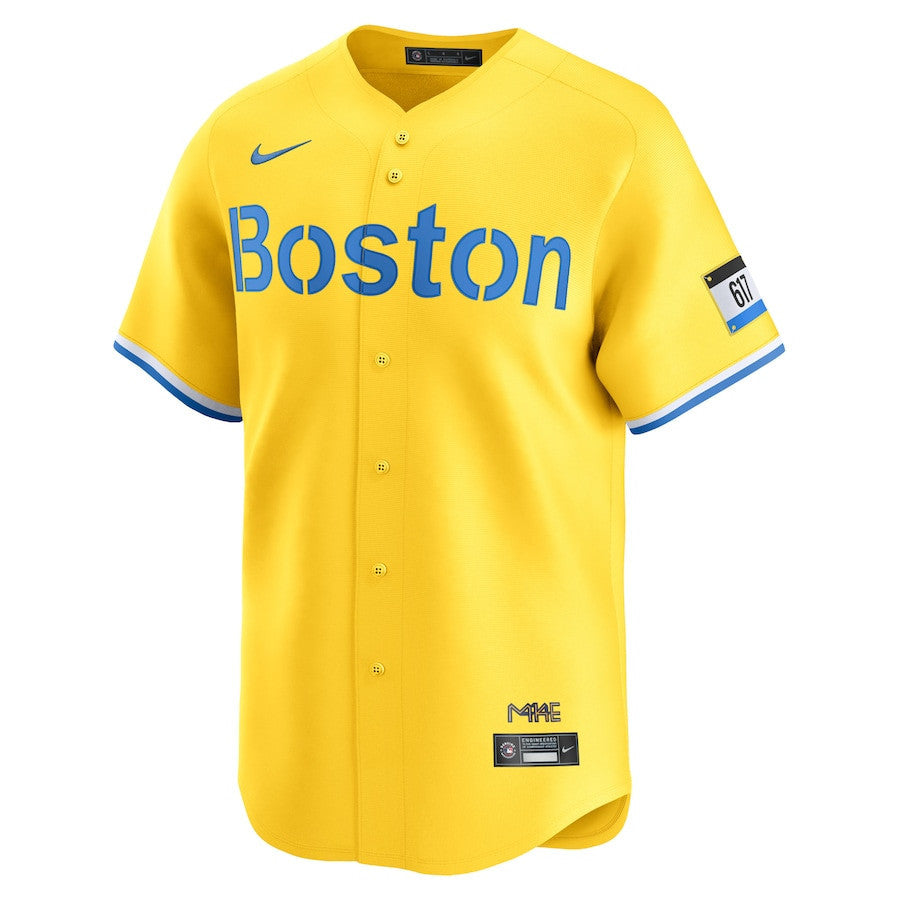 Boston Red Sox City Connect Limited Men Jersey - Gold