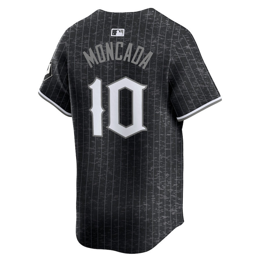 Yoán Moncada 10 Chicago White Sox City Connect Retired Men Jersey - Black