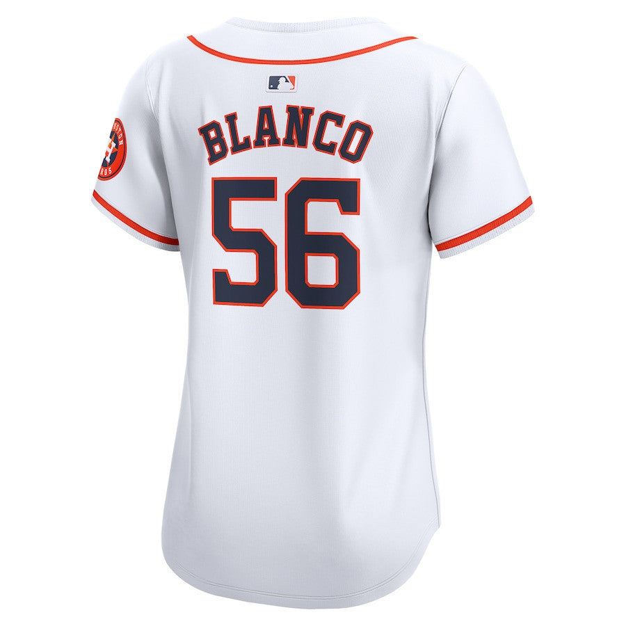 Ronel Blanco 56 Houston Astros Home Limited Women Jersey - White