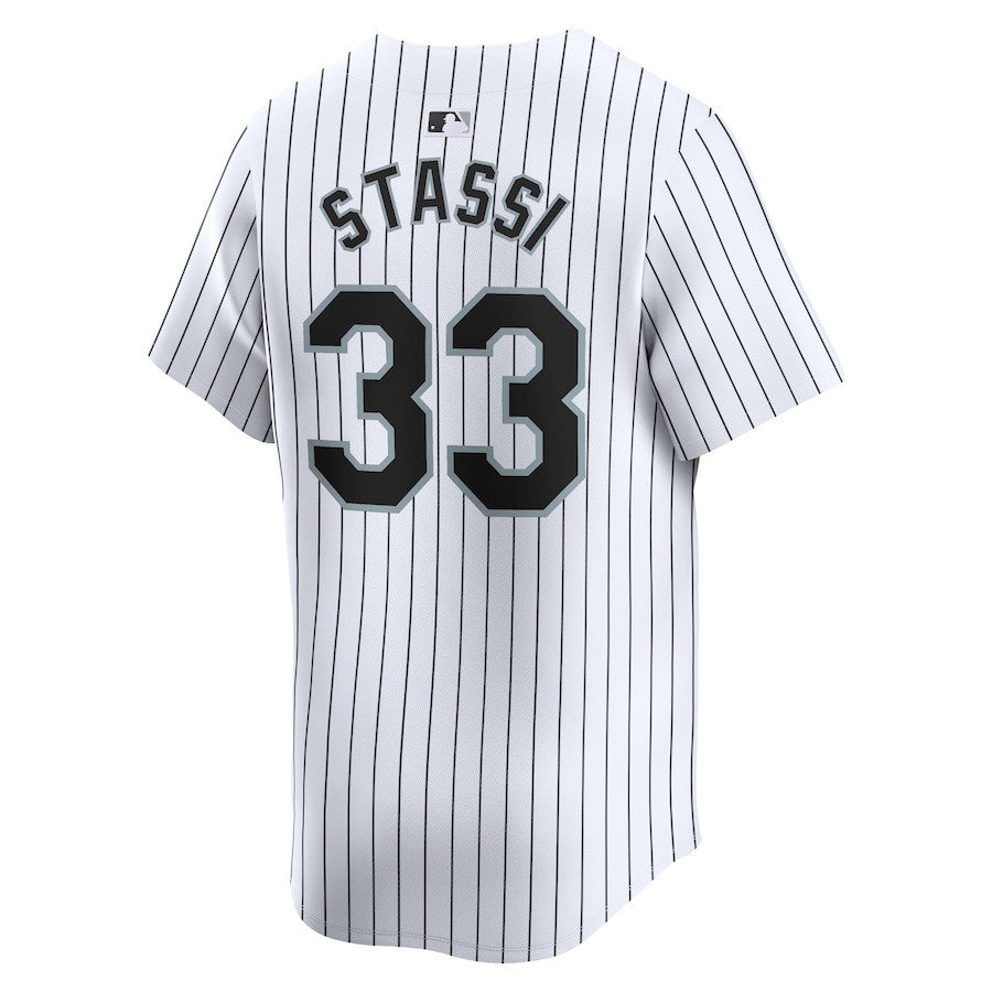 Max Stassi 33 Chicago White Sox Home Limited Men Jersey - White
