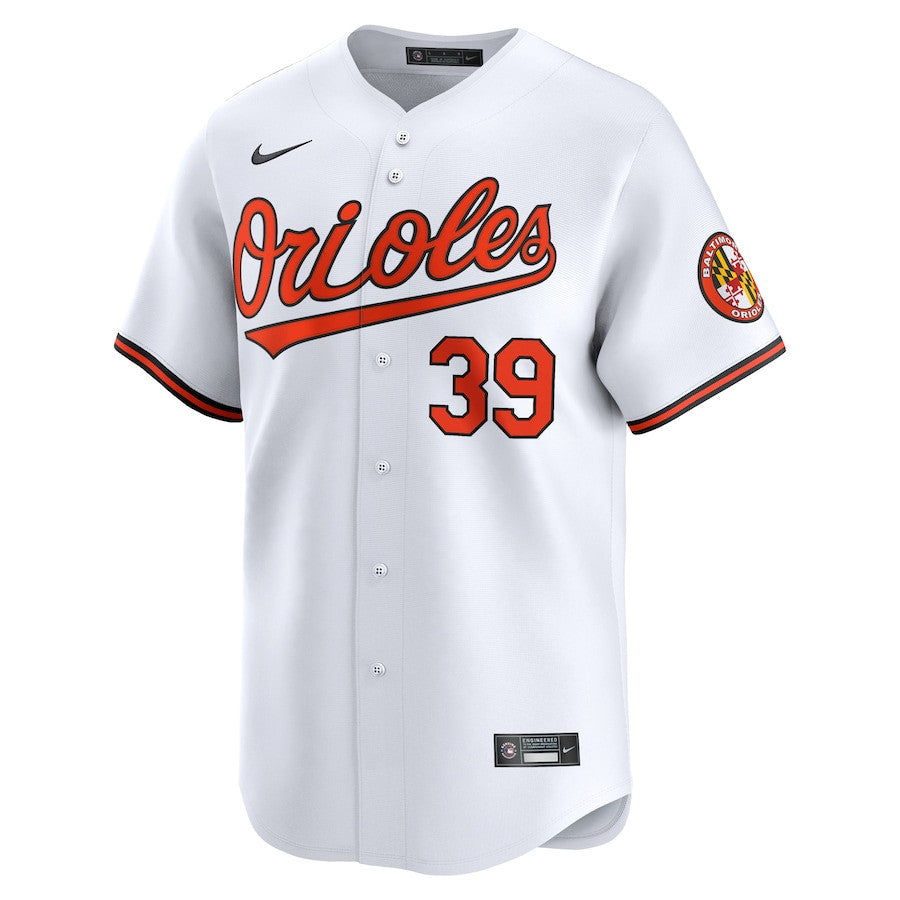 Kyle Bradish 39 Baltimore Orioles Home Limited Men Jersey - White