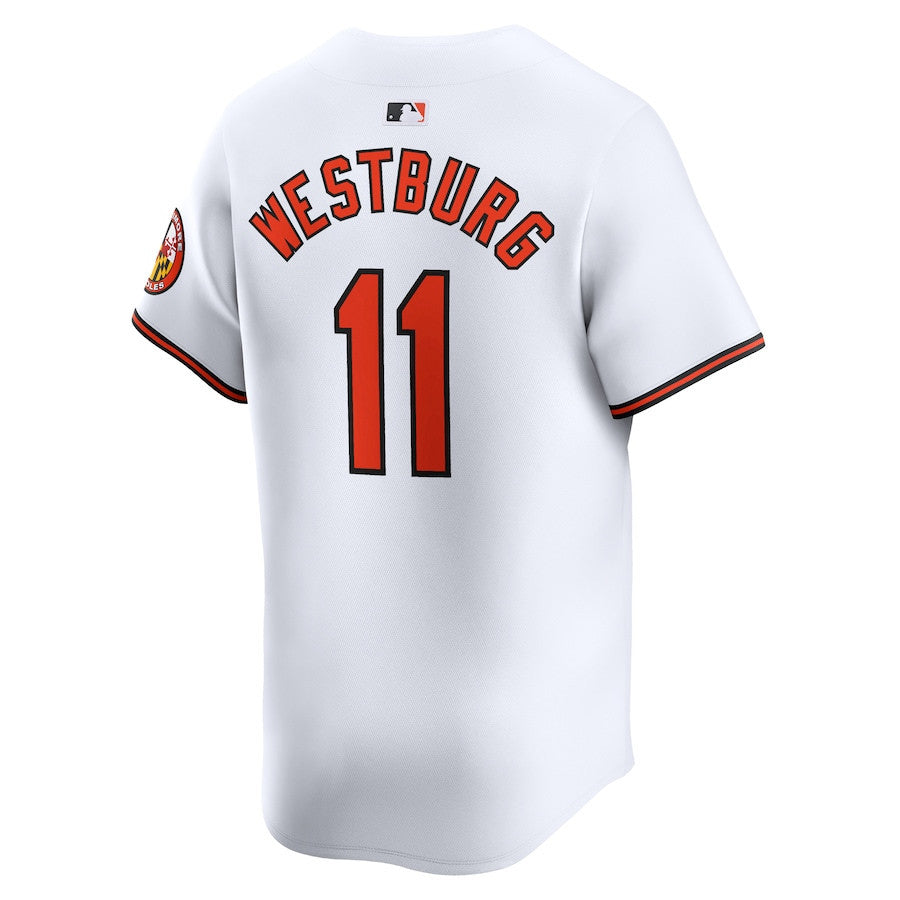 Jordan Westburg 11 Baltimore Orioles Home Limited Men Jersey - White