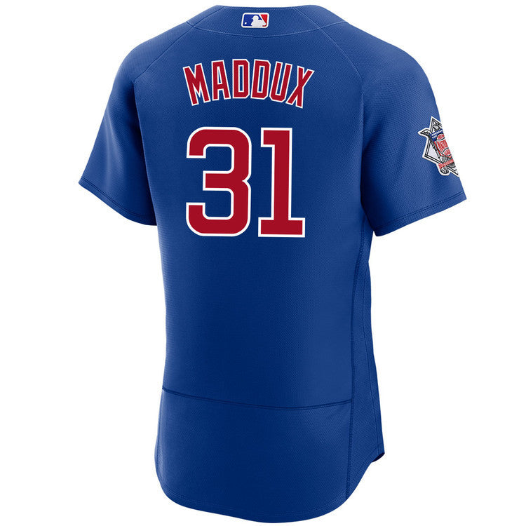 Greg Maddux 31 Chicago Cubs Alternate Jersey - Men Blue