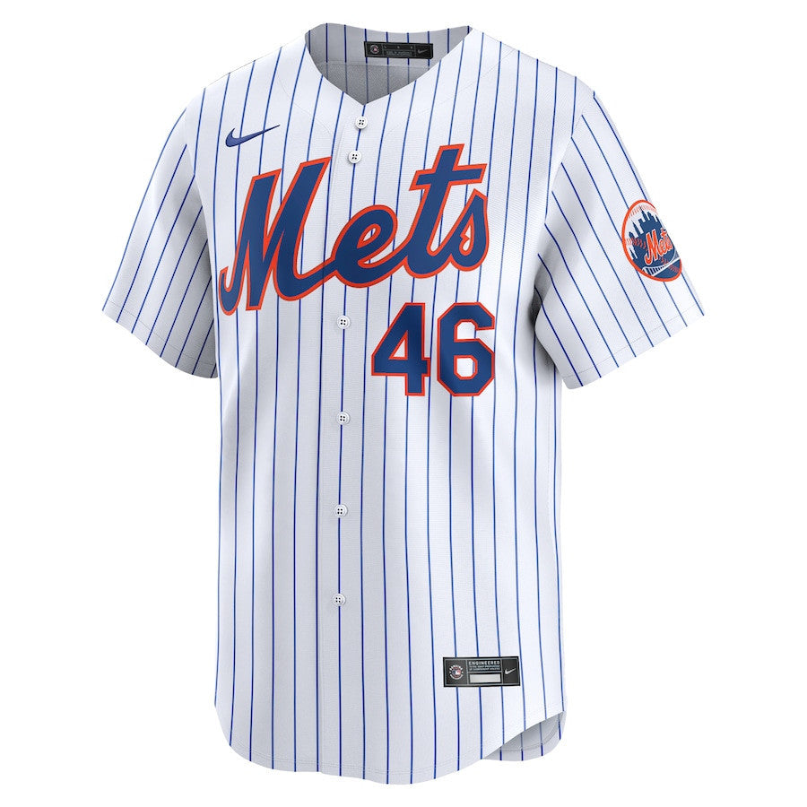Yohan Ramirez 46 New York Mets Home Limited Men Jersey - White