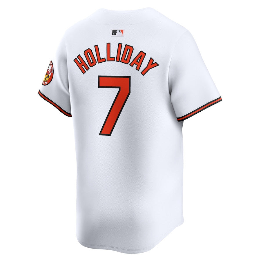 Jackson Holliday 7 Baltimore Orioles Home Limited Men Jersey - White