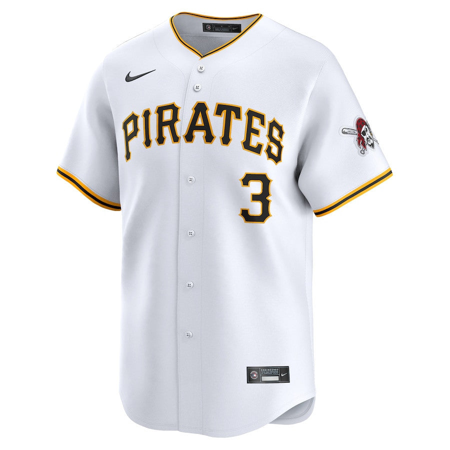 Ji-Hwan Bae 3 Pittsburgh Pirates Home Limited Men Jersey - White