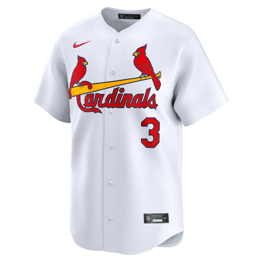 Dylan Carlson 3 St. Louis Cardinals Home Limited Men Jersey - White