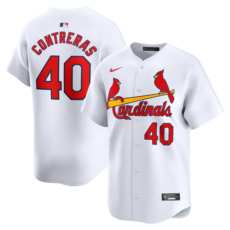 Willson Contreras 40 St. Louis Cardinals Home Limited Men Jersey - White