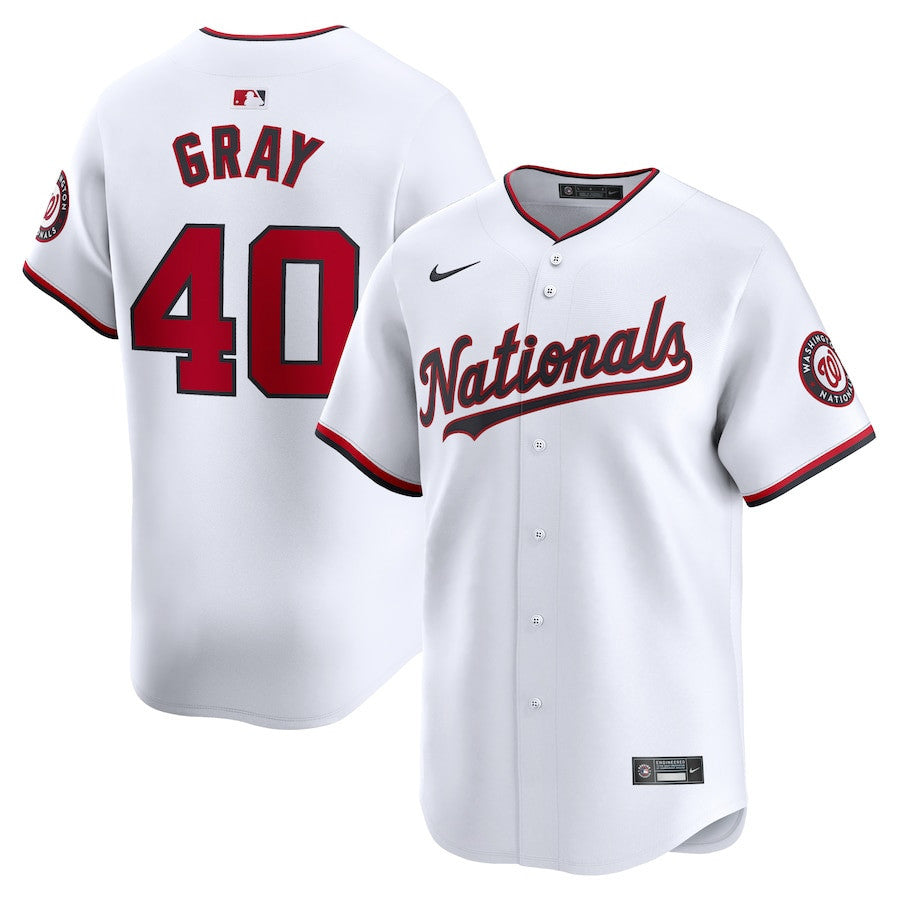 Josiah Gray 40 Washington Nationals Home Limited Men Jersey - White