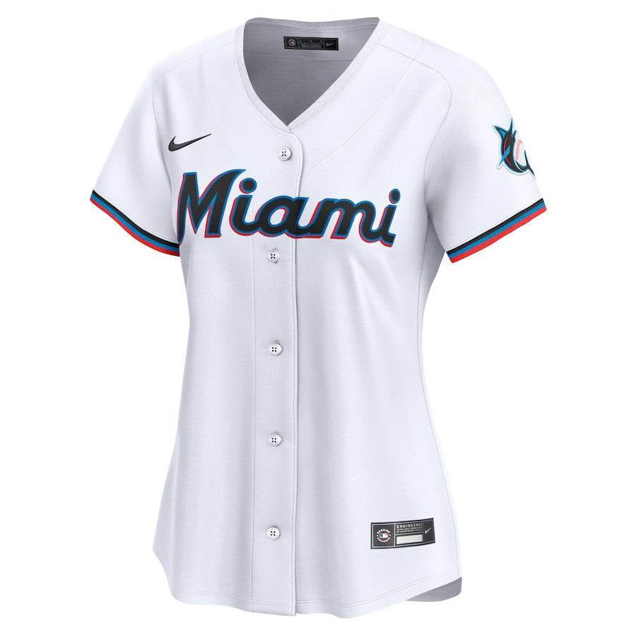 Jazz Chisholm Jr. 2 Miami Marlins Home Limited Women Jersey - White