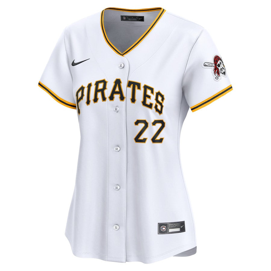 Andrew McCutchen 22 Pittsburgh Pirates Home Limited Women Jersey - White