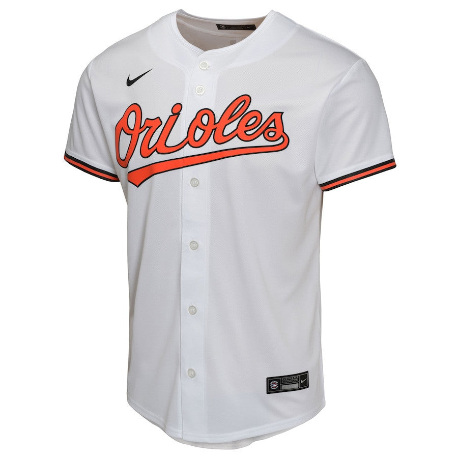 Jackson Holliday 7 Baltimore Orioles Home Game YOUTH Jersey - White