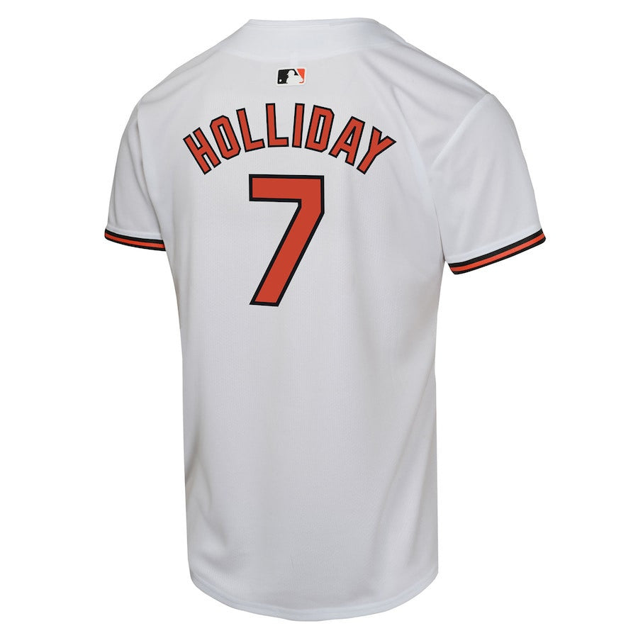 Jackson Holliday 7 Baltimore Orioles Home Game YOUTH Jersey - White