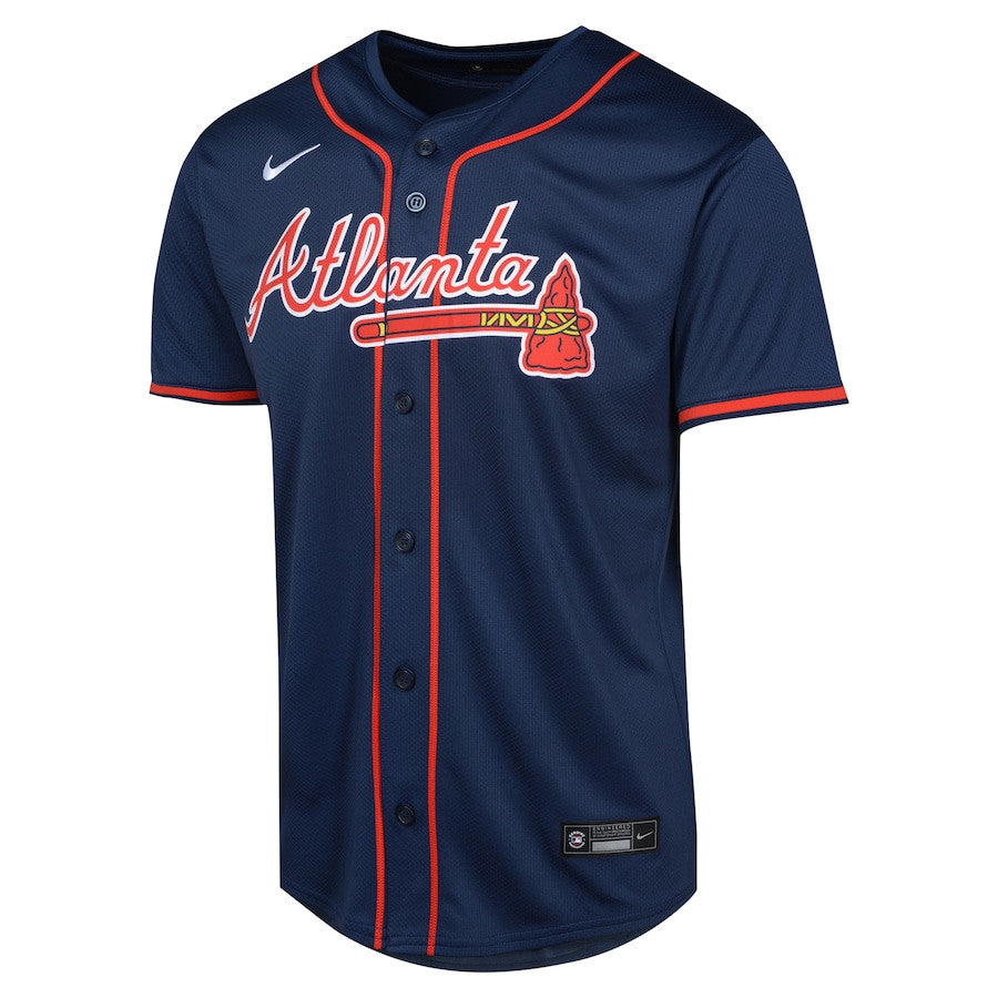 Matt Olson 28 Atlanta Braves Alternate Limited YOUTH Jersey - Navy