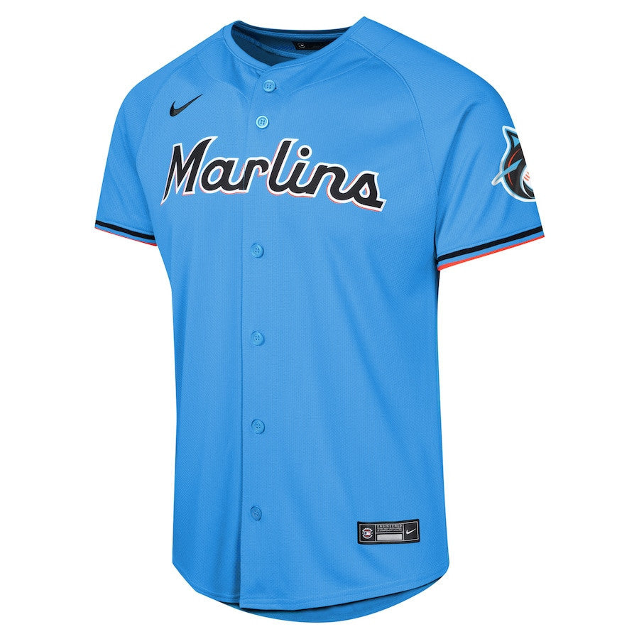 Jazz Chisholm Jr. 2 Miami Marlins Alternate Limited YOUTH Jersey - Blue