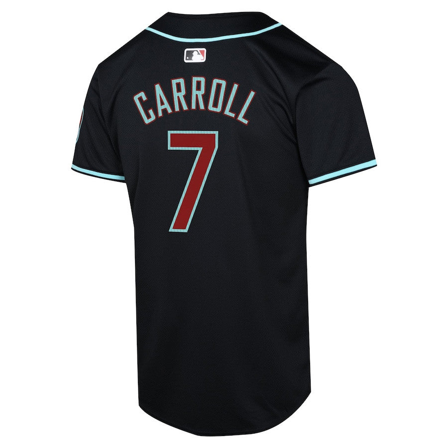 Corbin Carroll 7 Arizona Diamondbacks Alternate Limited YOUTH Jersey - Black